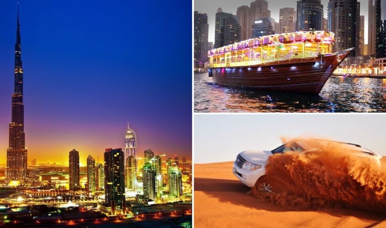 Dubai Marina & Desert Layover Tour